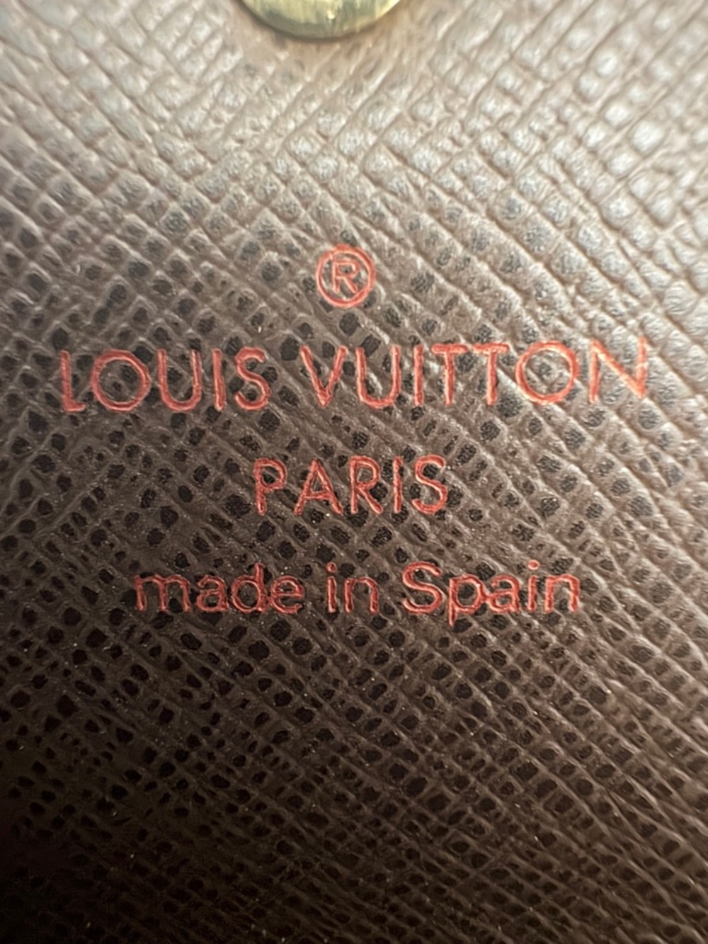 Louis Vuitton Damier Ebene Sarah Wallet Brown Canvas Long Wallet Snap Flap - Picture 11 of 11